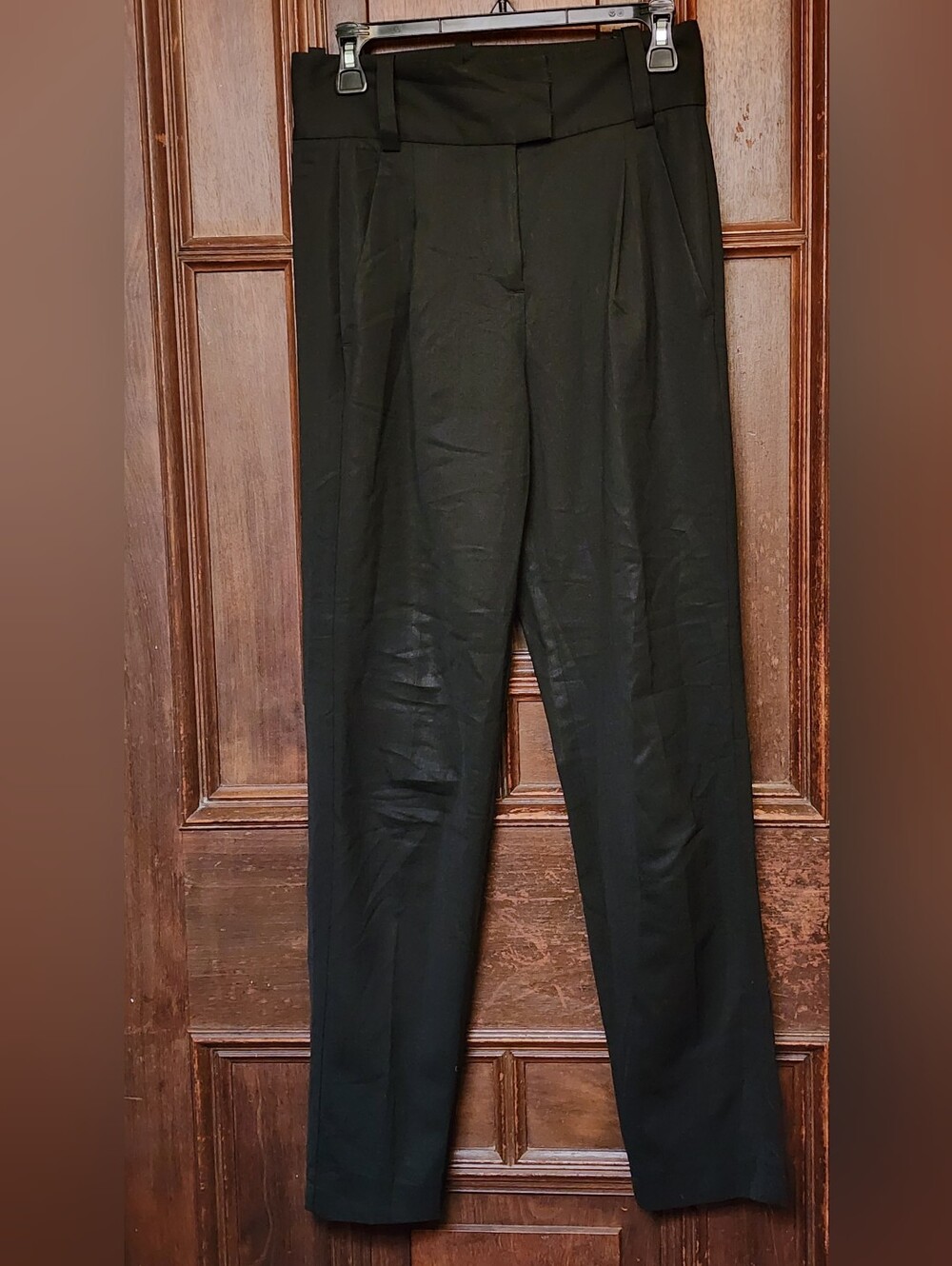 Maje Women's Black Suit Trousers-36- 28" Waist-Retail $320.00